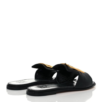 Givenchy Goatskin 4G Flat Sandals 36 Black 4 of 8