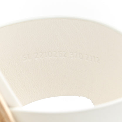 Hermes Calfskin Cork Eze 30 Sandals 37 White 8 of 10