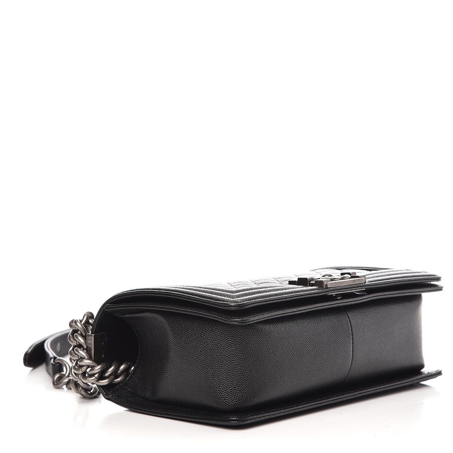 Chanel Caviar Quilted Medium Boy Flap Black 3 of 7