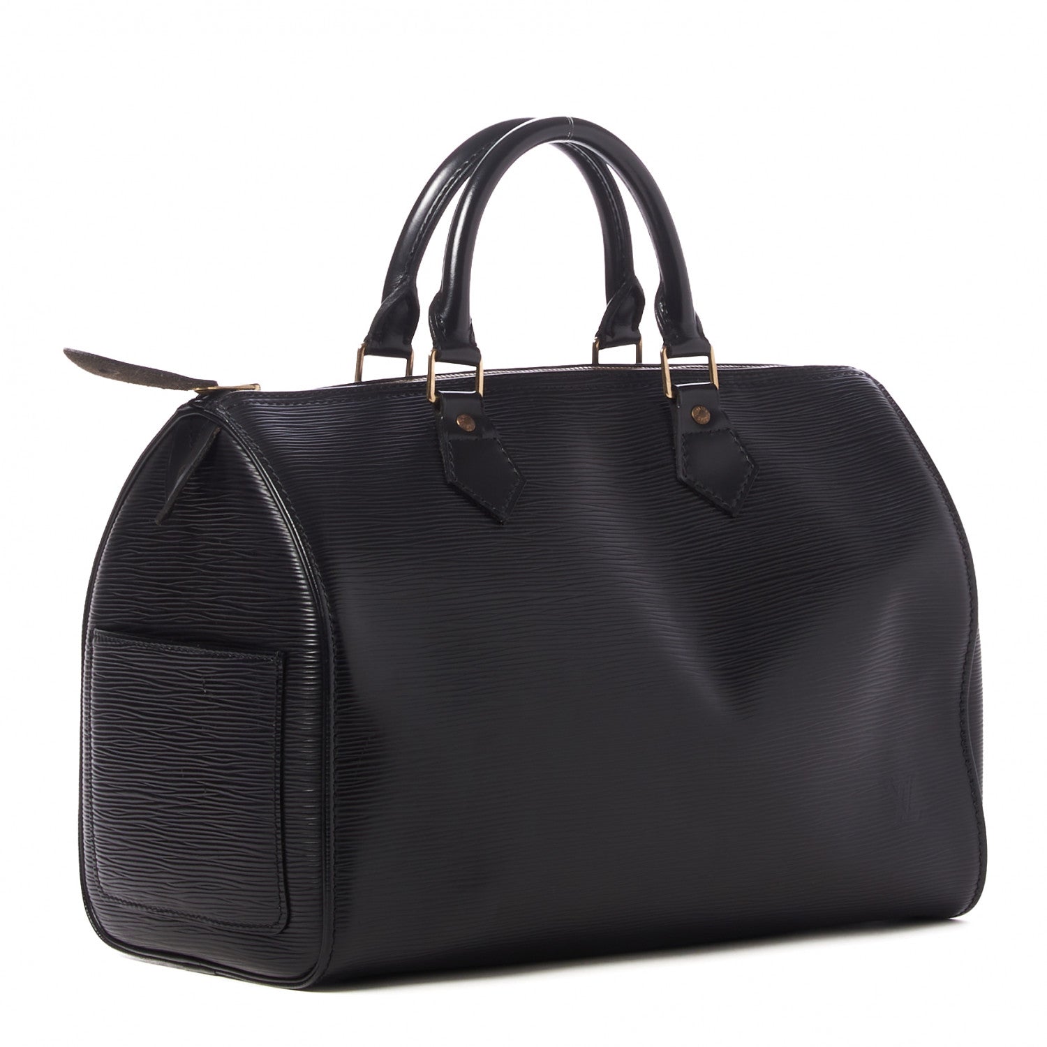 Louis Vuitton Epi Speedy 30 Black 2 of 8