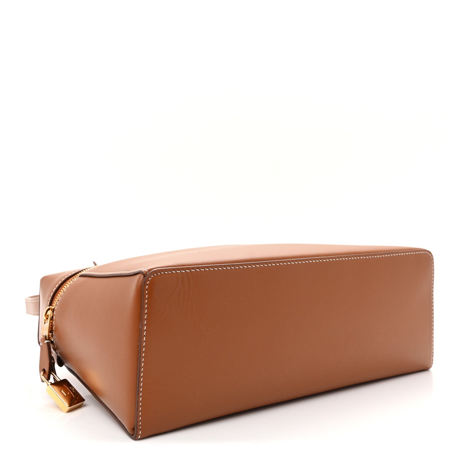 Loro Piana Saddle Calfskin Extra Bag L27 Warm Tan 4 of 9