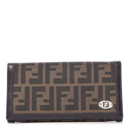 Fendi Zucca Continental Wallet Tobacco 1 of 10