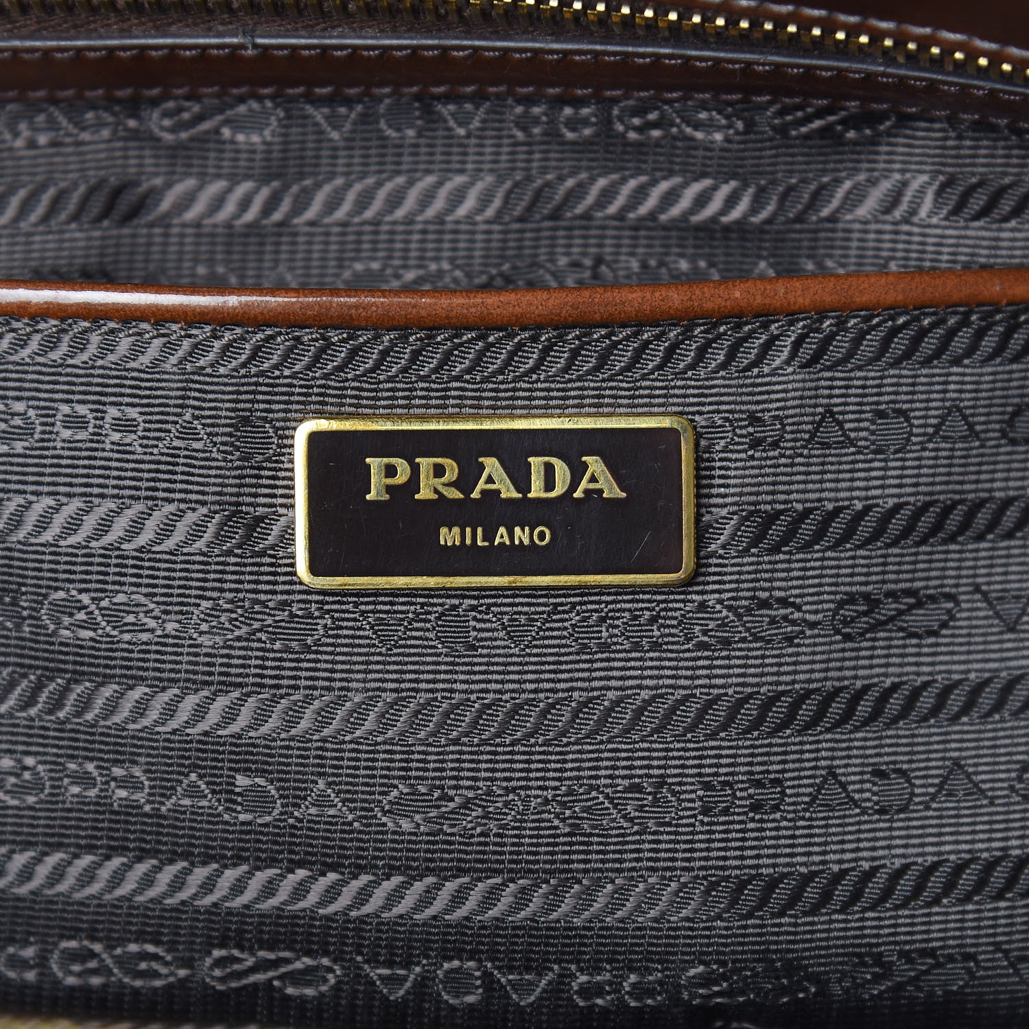 Prada Spazzolato Medium Galleria Double Zip Tote Tabacco Fume 6 of 18