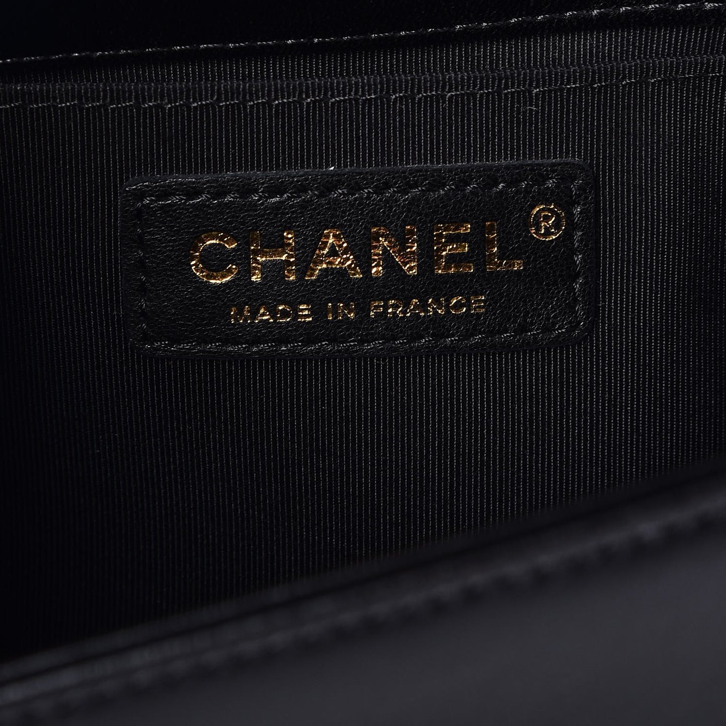 Lambskin Quilted Medium Boy Flap Black