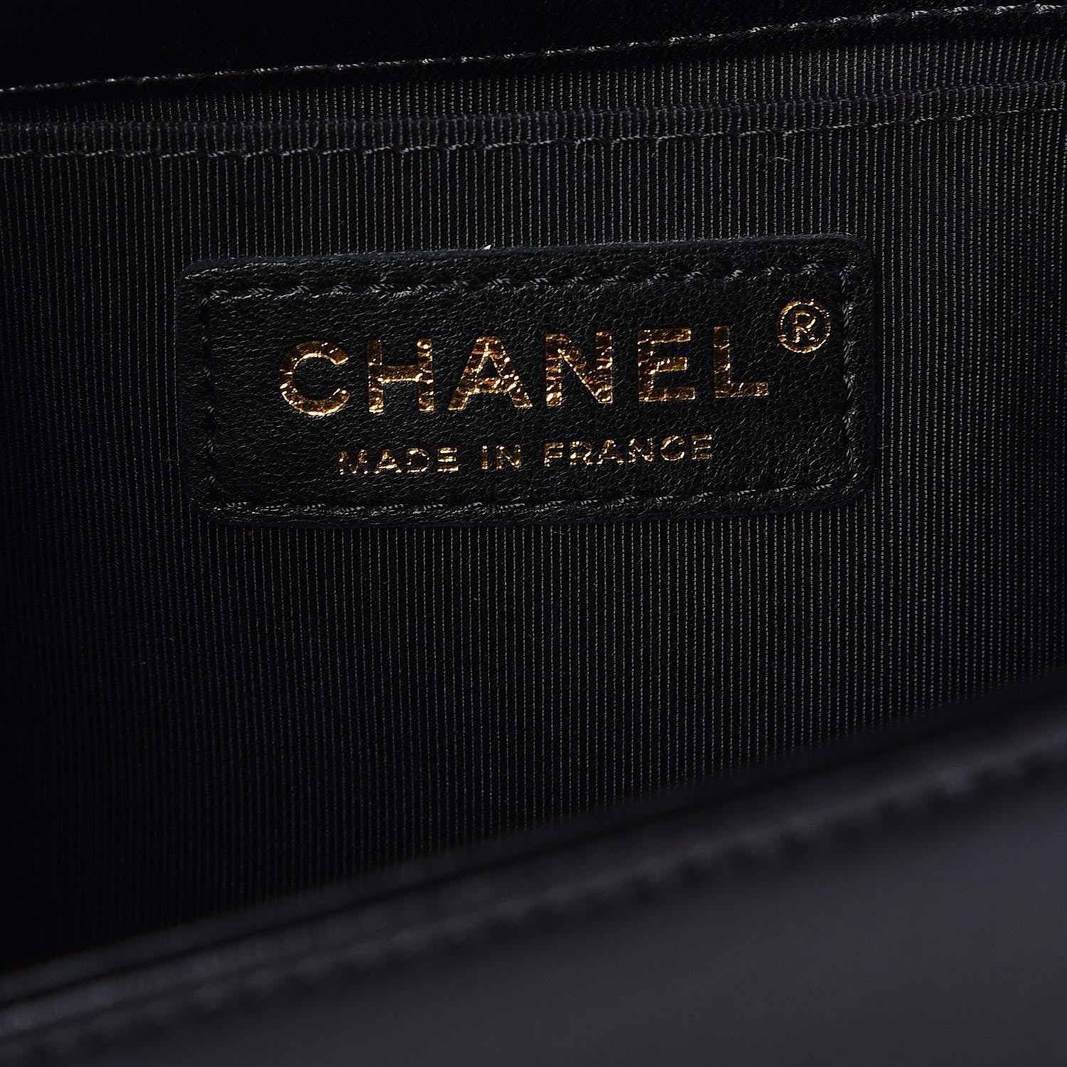 Chanel Lambskin Quilted Medium Boy Flap Black 7 of 9