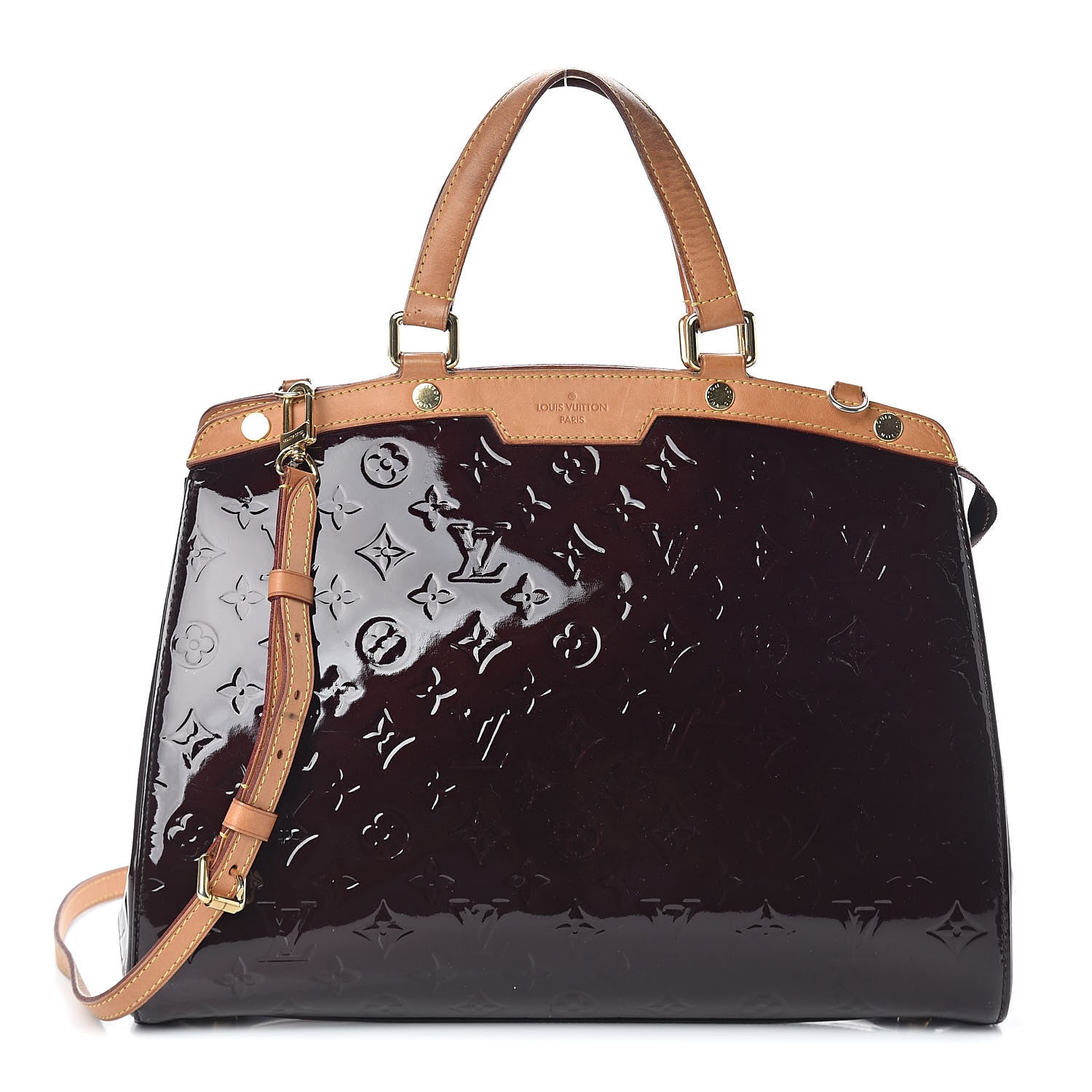 Louis Vuitton Vernis Brea GM Amarante 1 of 8