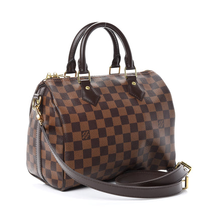 Louis Vuitton Damier Ebene Speedy Bandouliere 25 3 of 10