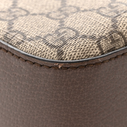 Gucci GG Supreme Monogram Web Neo Vintage Shoulder Bag Beige New Acero Crop 11 of 13