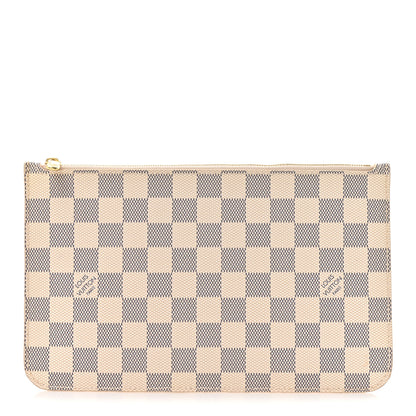 Louis Vuitton Damier Azur Neverfull MM GM Pochette 1 of 9