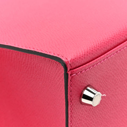 Hermes Epsom Verso Kelly Sellier 28 Framboise Prune 12 of 13