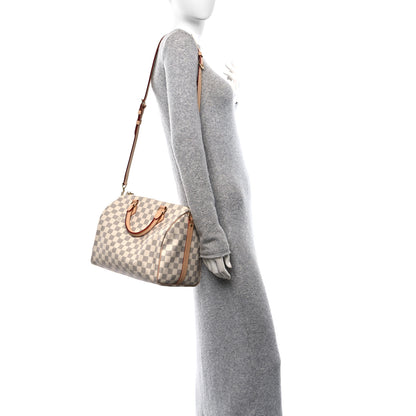 Louis Vuitton Damier Azur Speedy Bandouliere 30 2 of 11