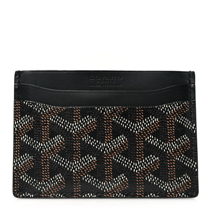 Goyard Goyardine Saint Sulpice Card Holder Black 1 of 8