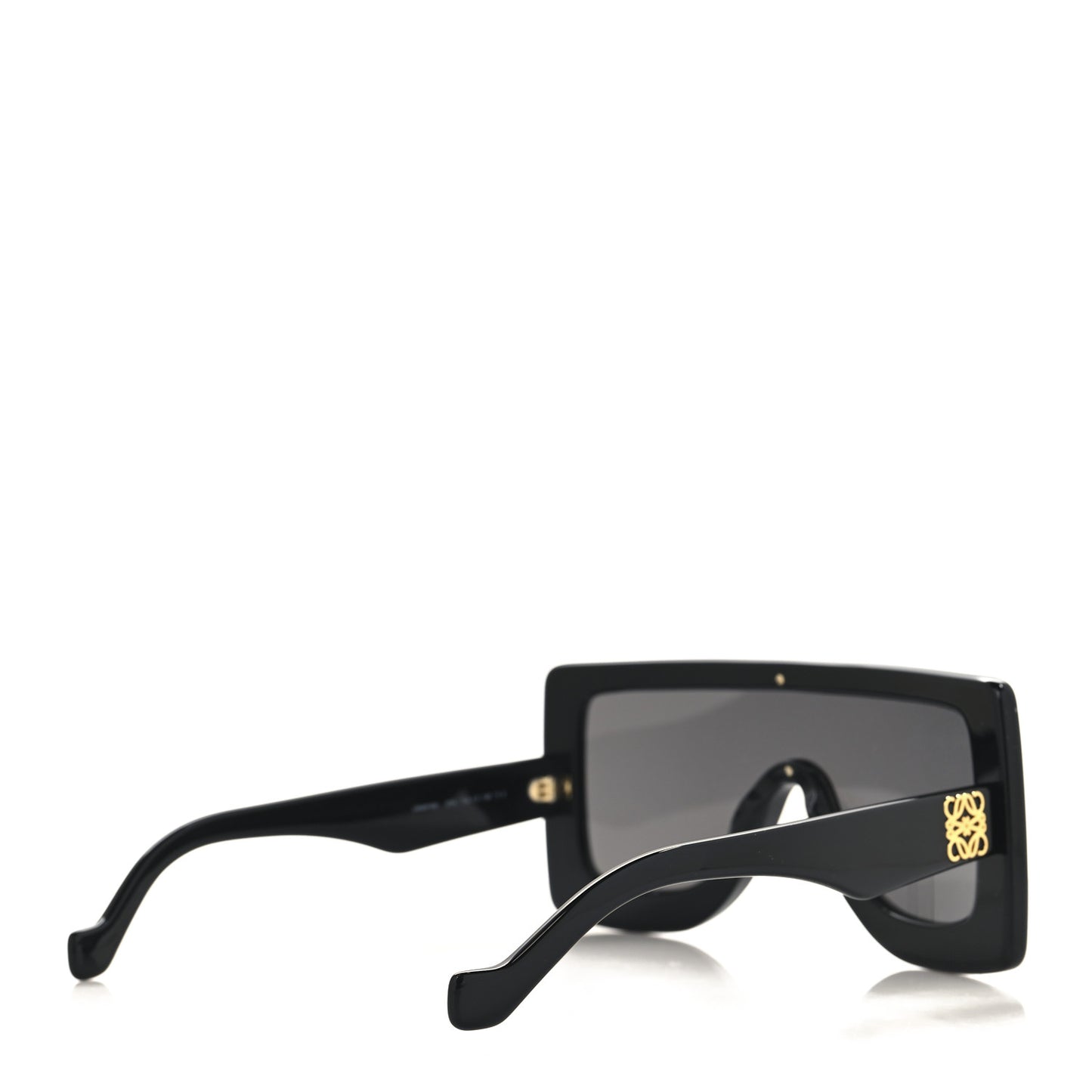 Acetate Anagram Shield Sunglasses LW40104I Black