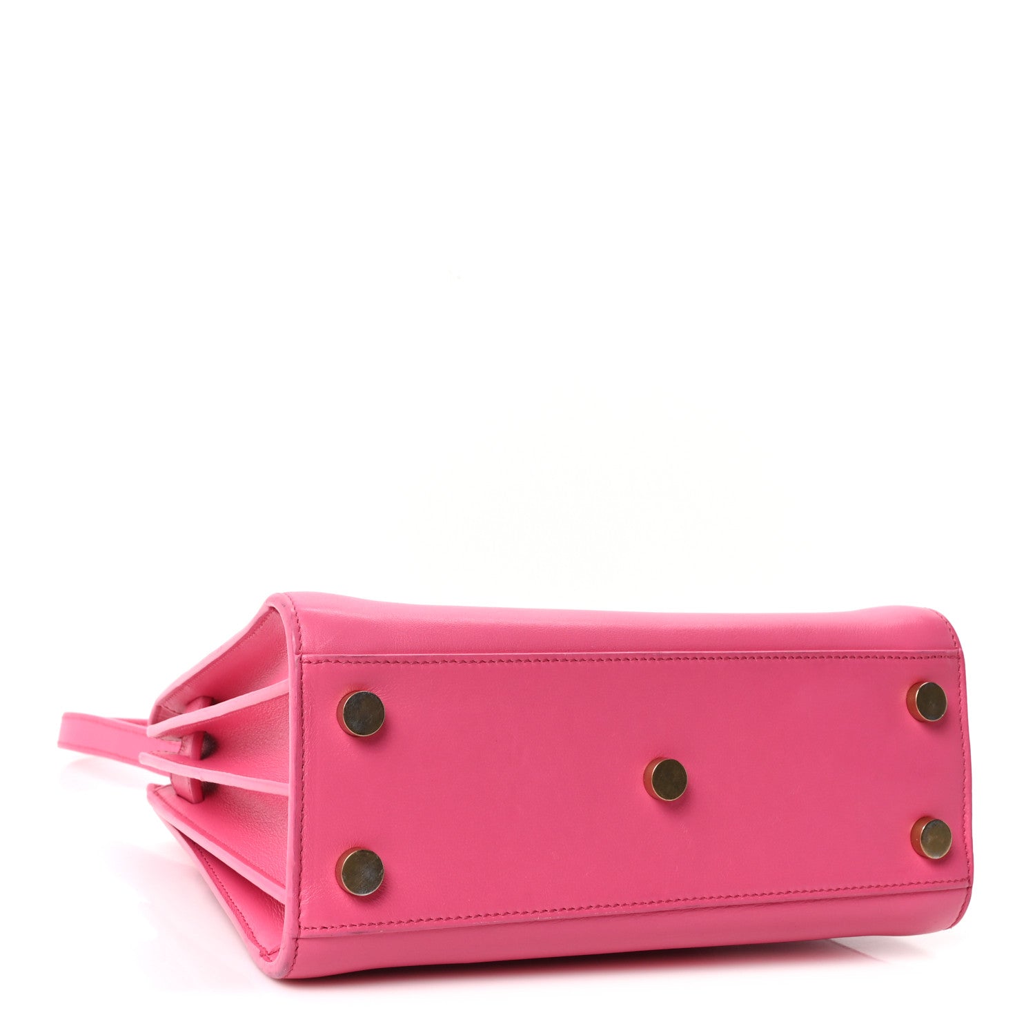 Saint Laurent Calfskin Nano Sac De Jour Lipstick Fuchsia 4 of 10
