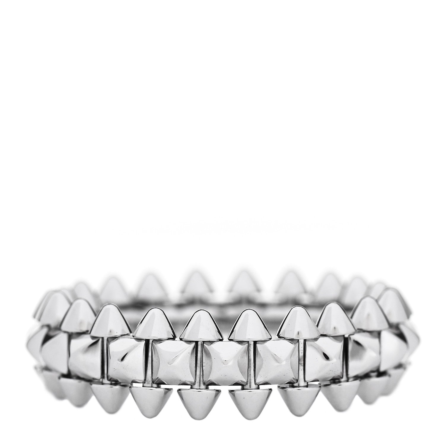 Cartier 18K White Gold SM Clash De Cartier Ring 53 6.25 1 of 4
