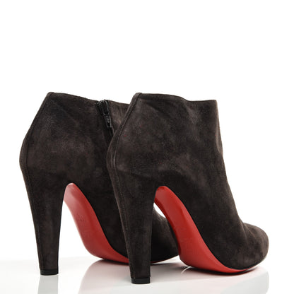 Christian Louboutin Suede Bobsleigh Booties 39 Taupe 3 of 8