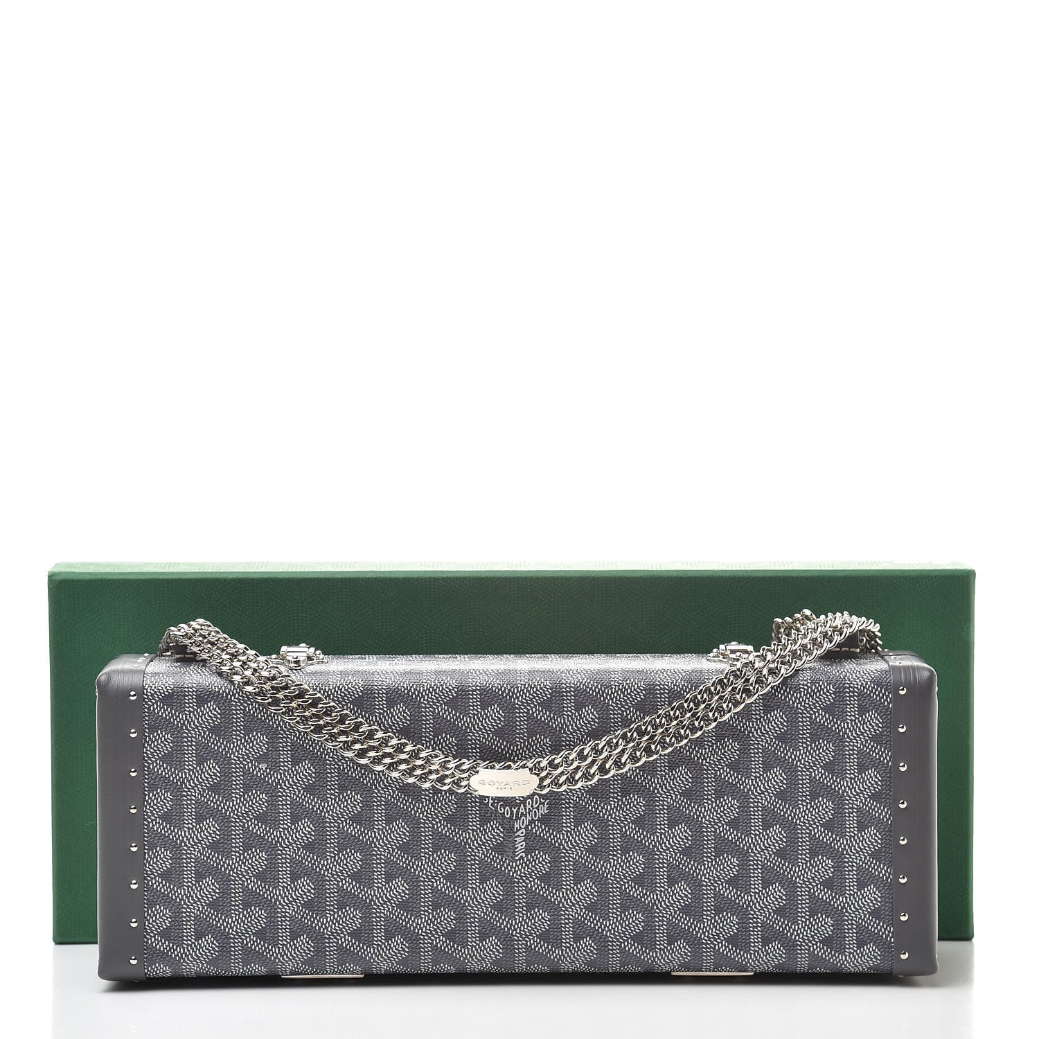 Goyard Goyardine Saint Honore Clutch Grey 13 of 13
