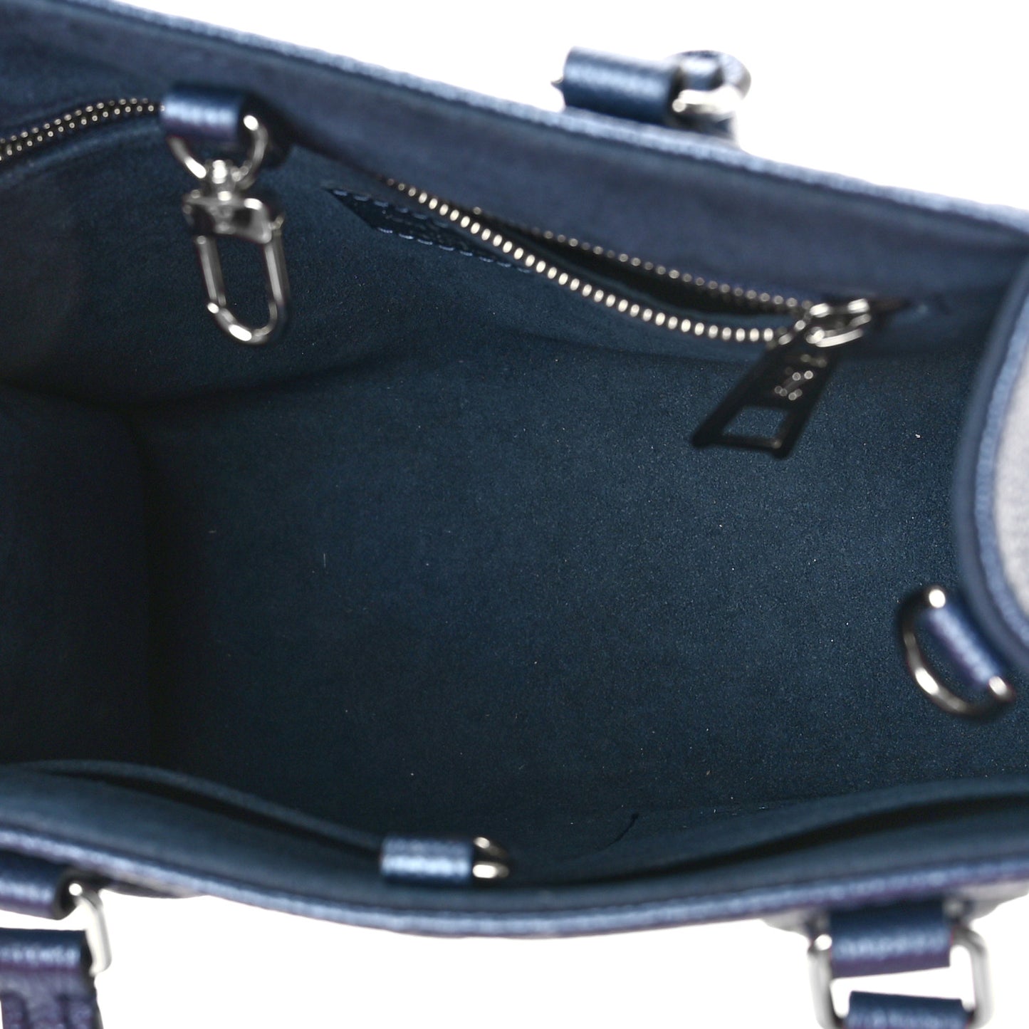Metallic Empreinte Monogram Giant Onthego PM Navy Nacre