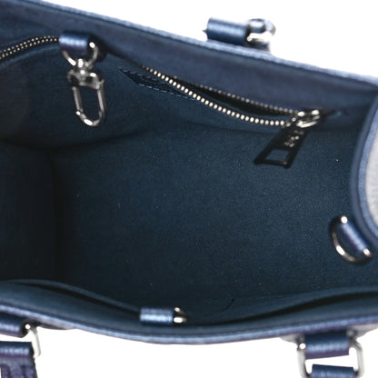Louis Vuitton Metallic Empreinte Monogram Giant Onthego PM Navy Nacre 5 of 9