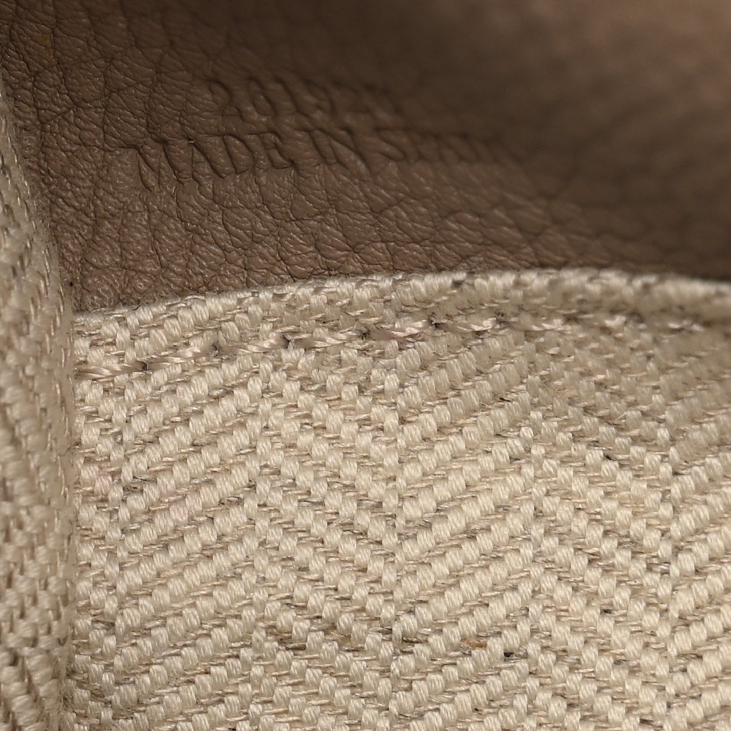 Grained Calfskin Small Puzzle Bag Sand Mink
