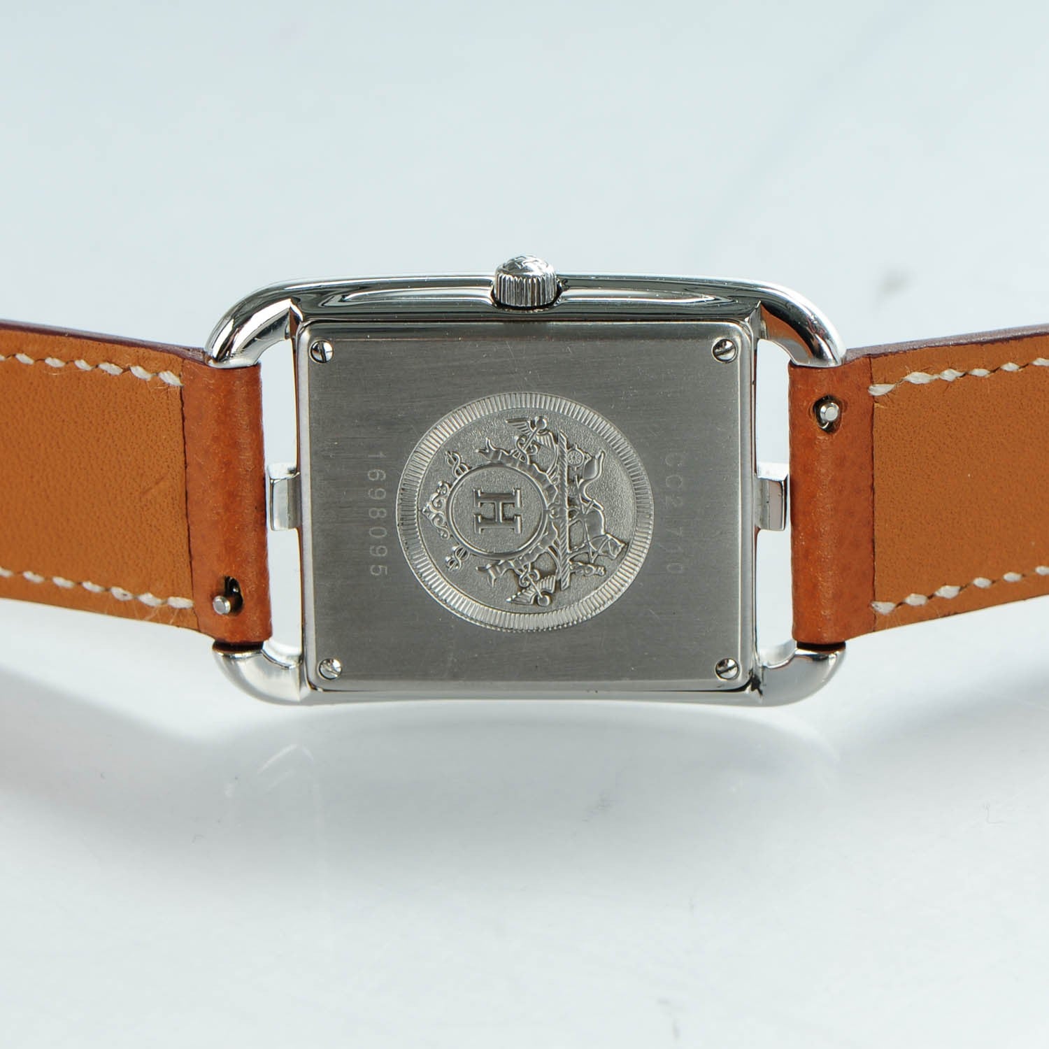 Hermes Stainless Steel Epsom 29mm Cape Cod Double Tour Quartz Watch Gold 5 of 7