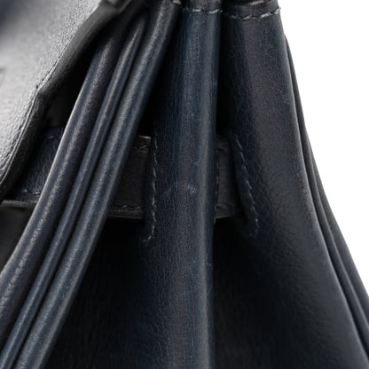 Hermes Evergrain Birkin 35 Bleu Indigo 14 of 19