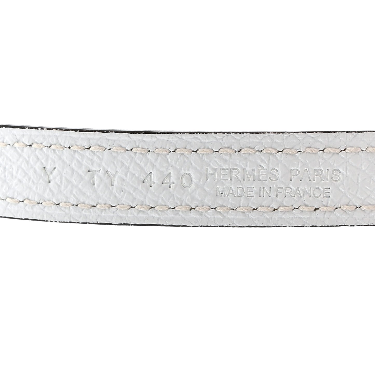 Swift Epsom 13mm H Kelly Belt 80 Jaune Poussin White