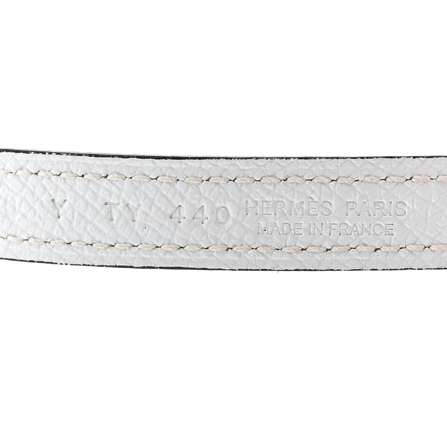 Hermes Swift Epsom 13mm H Kelly Belt 80 Jaune Poussin White 5 of 8