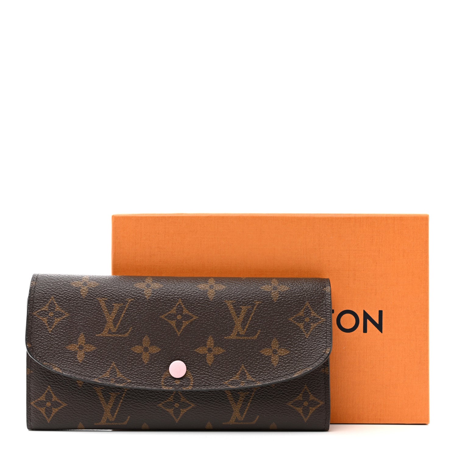 Louis Vuitton Monogram Emilie Wallet Rose Ballerine 10 of 10