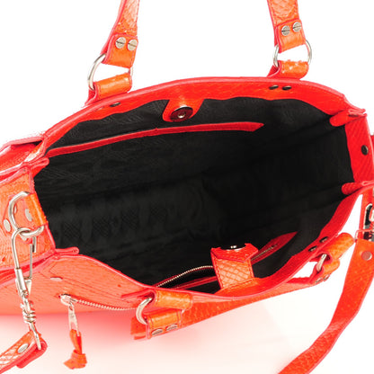 Proenza Schouler Python PS1 Tote Neon Red 5 of 13