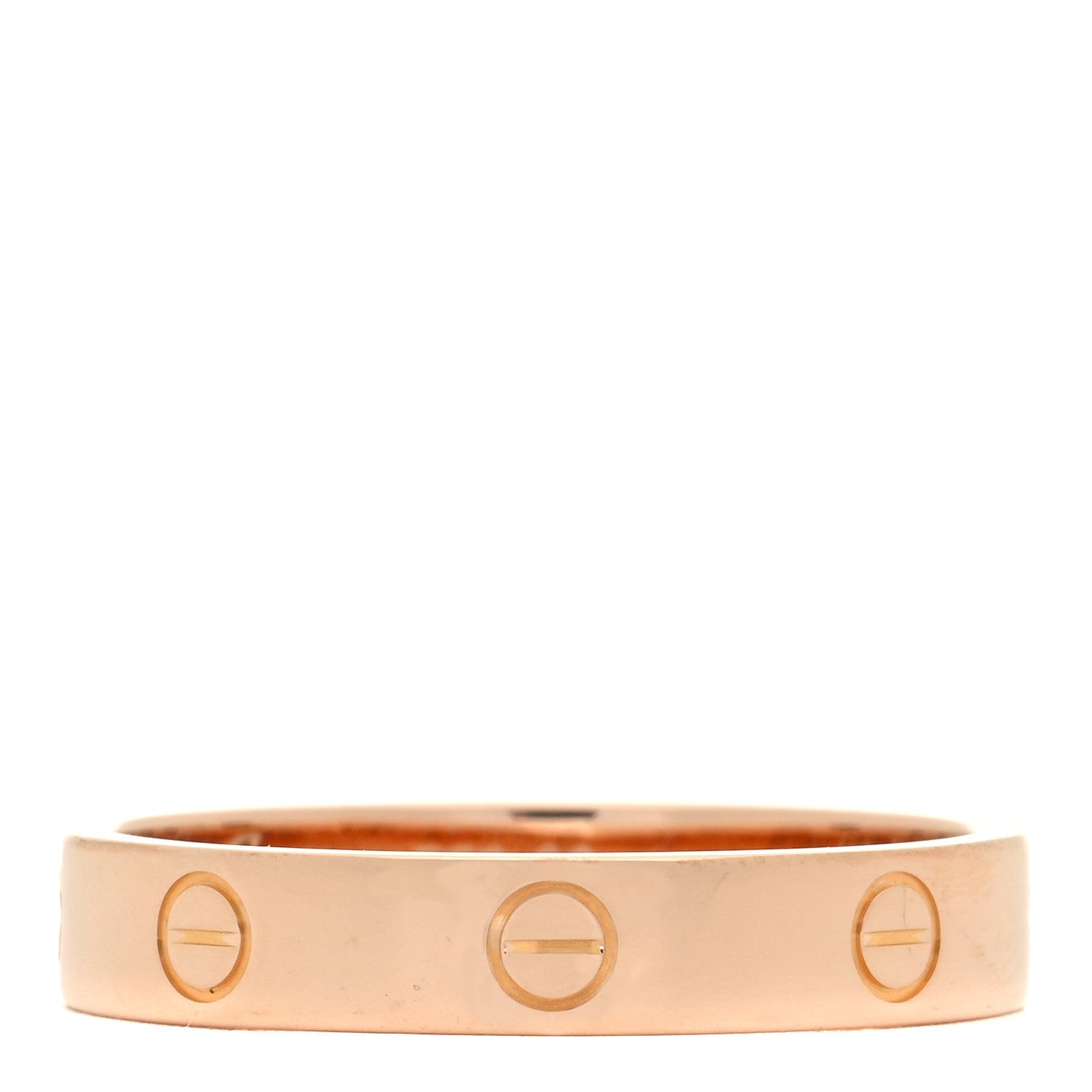 Cartier 18K Pink Gold 3.5mm LOVE Wedding Band Ring 60 9 3 of 4