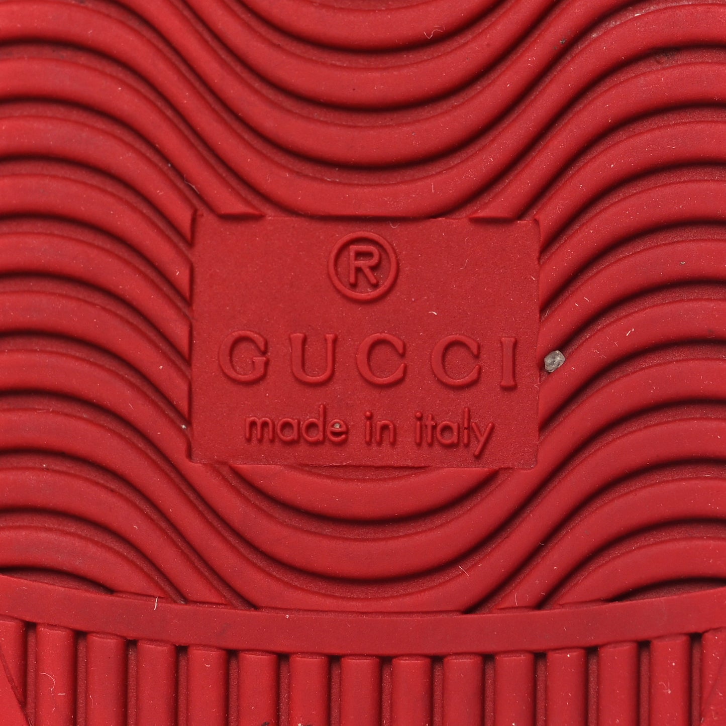 GG Supreme Monogram Ayers Web Womens Ace Sneakers 36.5 Red