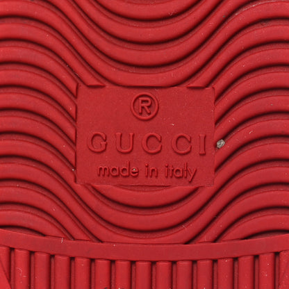 Gucci GG Supreme Monogram Ayers Web Womens Ace Sneakers 36.5 Red 8 of 9