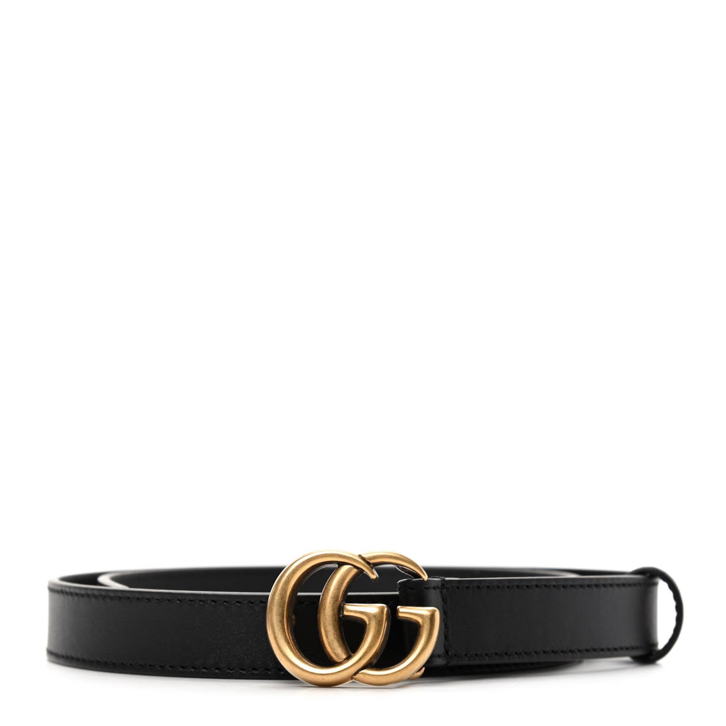 Calfskin Double G 20mm Belt 70 28 Black