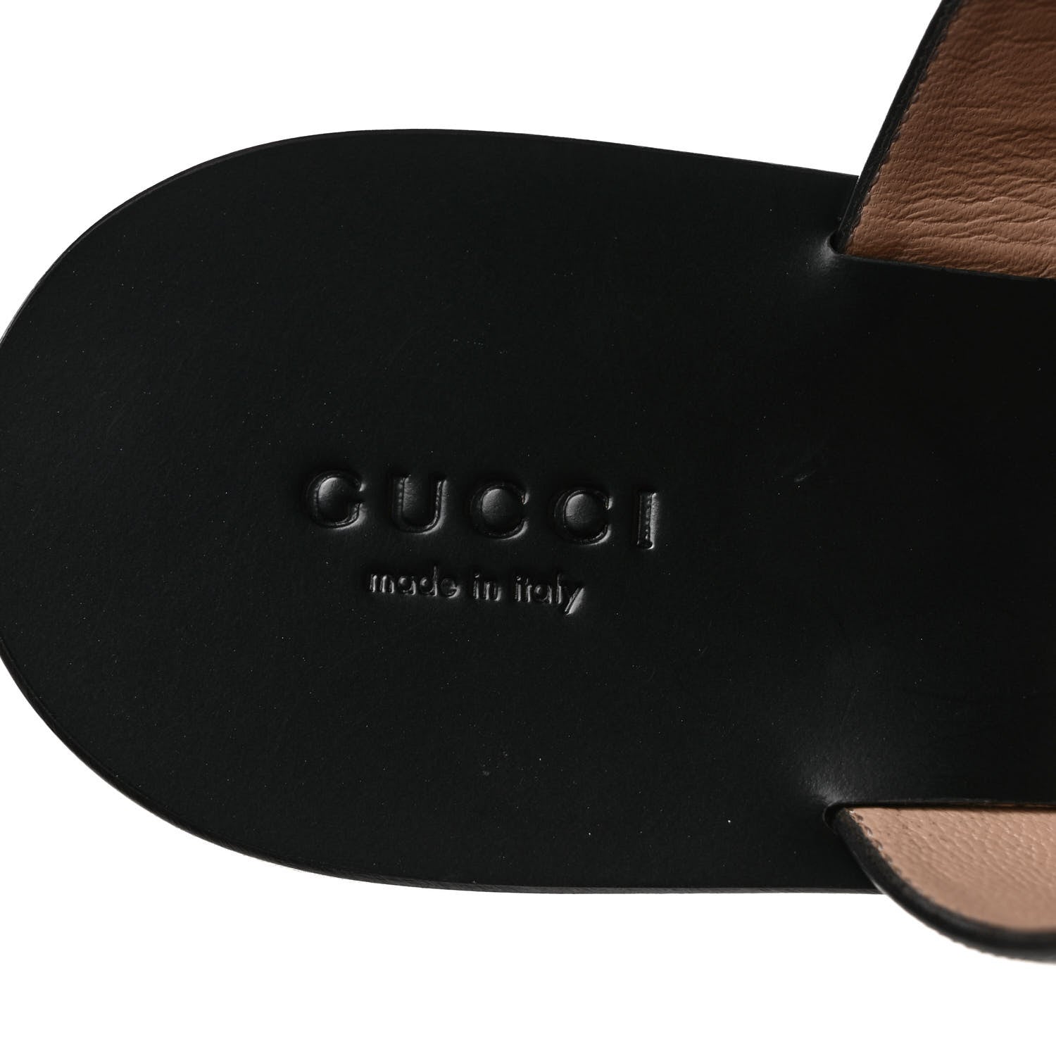 Gucci Calfskin GG Marmont Thong Sandals 39 Black 7 of 8