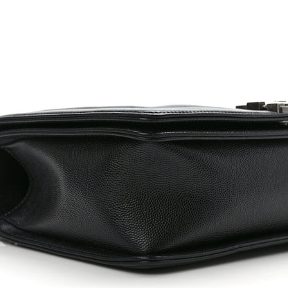 Chanel Caviar Quilted New Medium Boy Flap Black 7 of 8