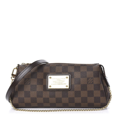 Louis Vuitton Damier Ebene Eva Clutch 1 of 10