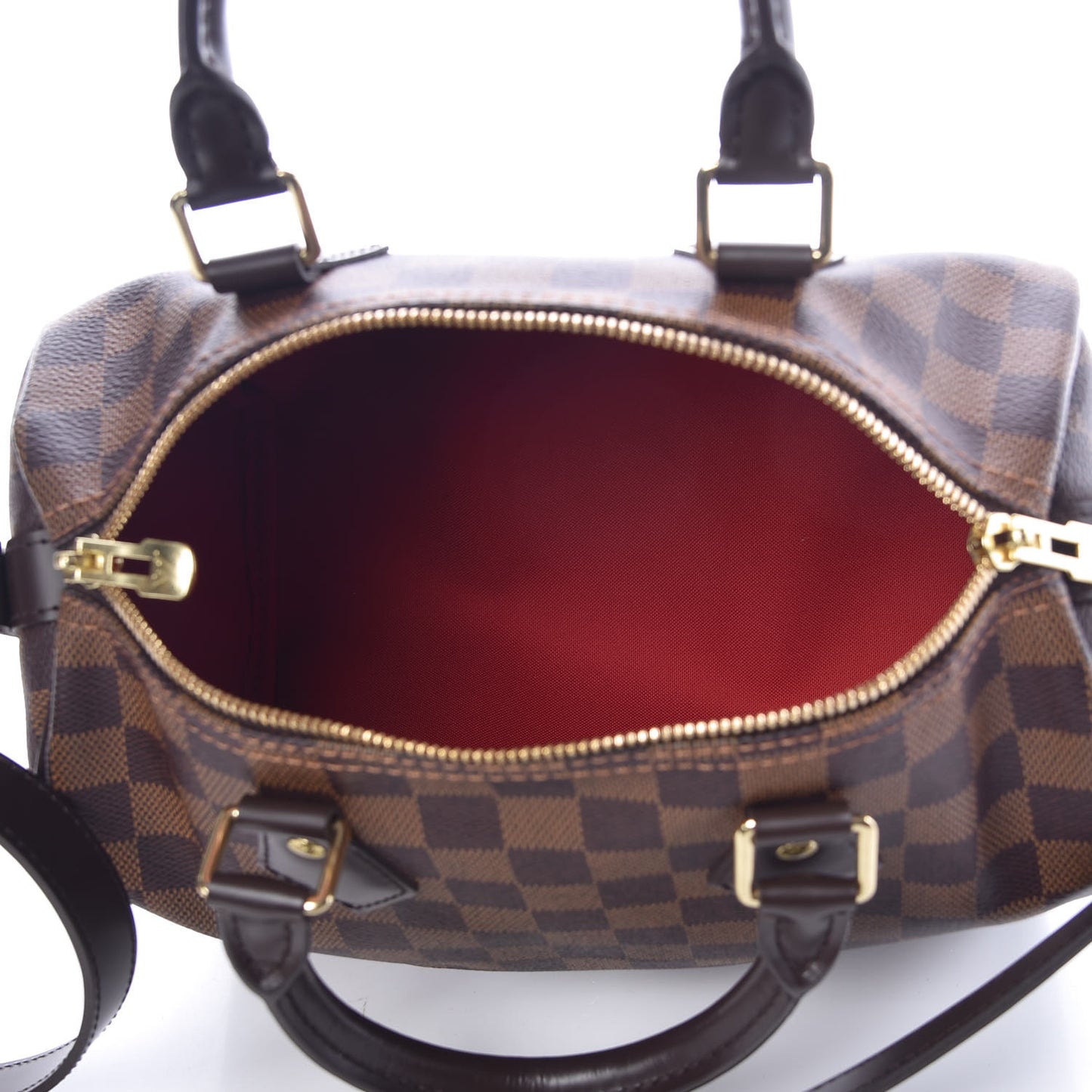 Damier Ebene Speedy Bandouliere 25