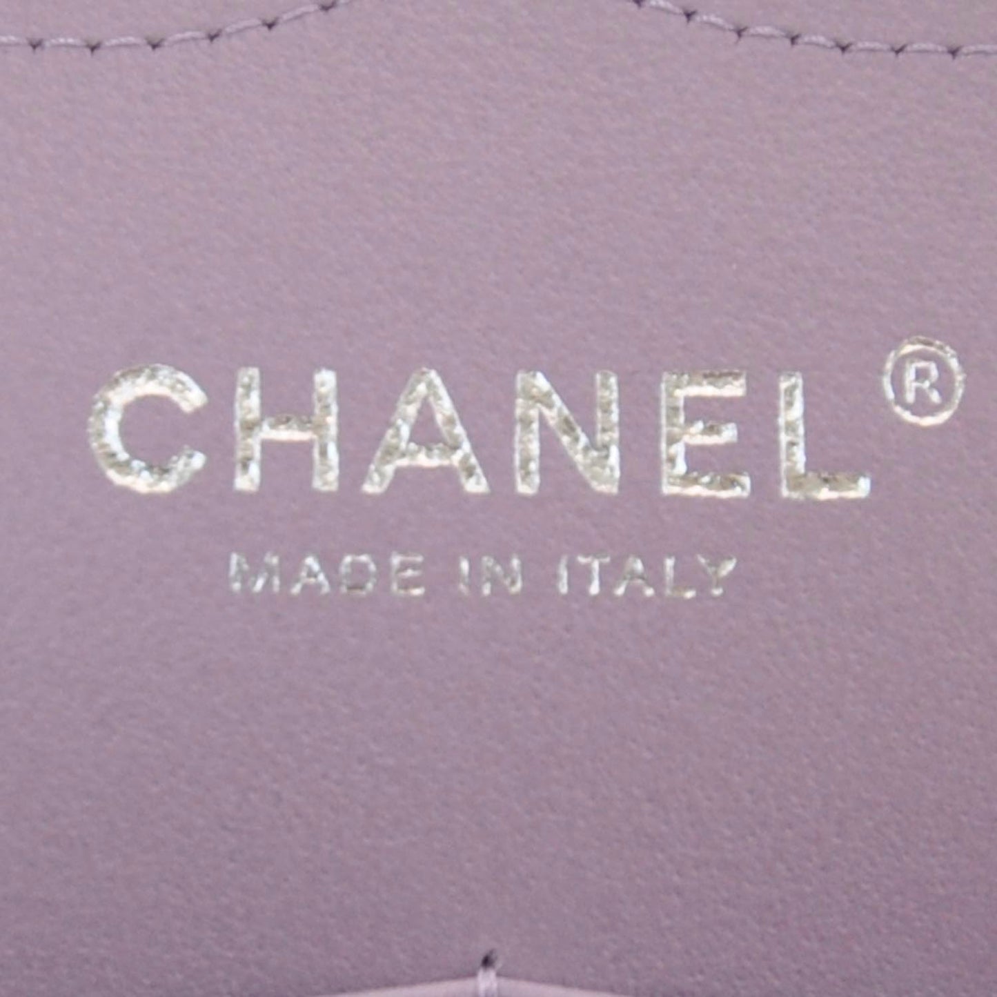 Lambskin Quilted Jumbo Double Flap Lilac