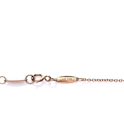 Tiffany 18K Rose Gold 16mm Elsa Peretti Open Heart Pendant Necklace 6 of 7