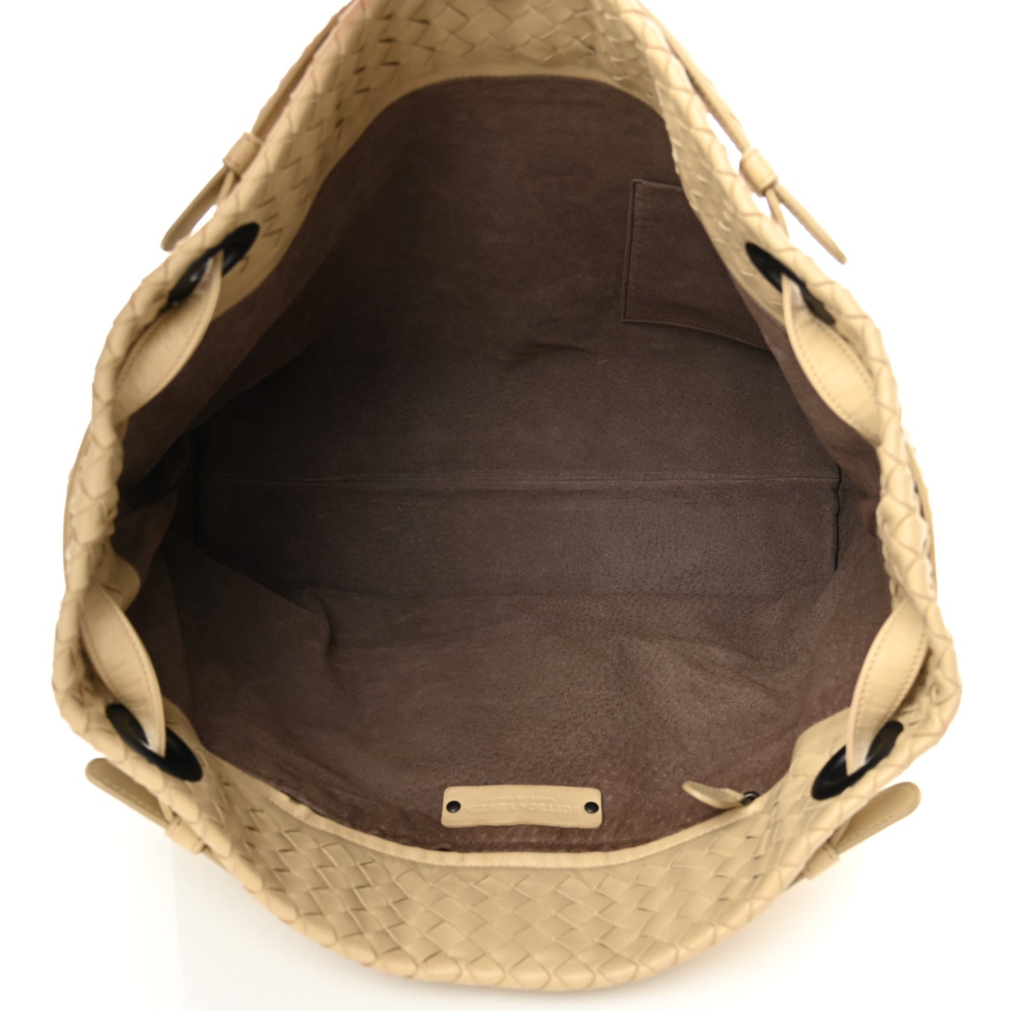 Nappa Intrecciato Medium Garda Bag Banane