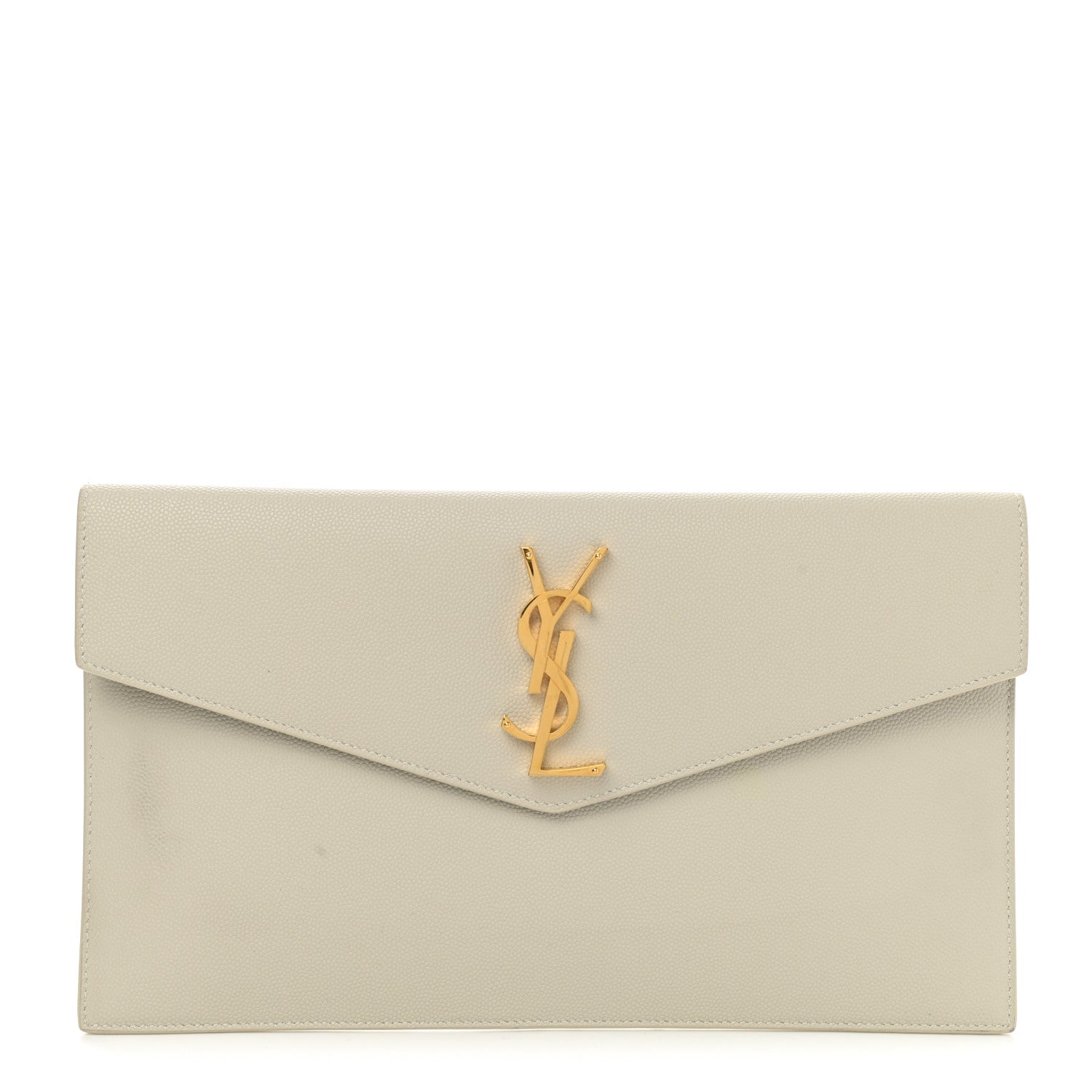 Saint Laurent Grain De Poudre Uptown Pouch Crema Soft 1 of 8
