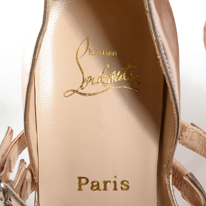 Christian Louboutin Patent Leather Spiked Rodarte 160 Pumps 40 Rose Gold 6 of 6