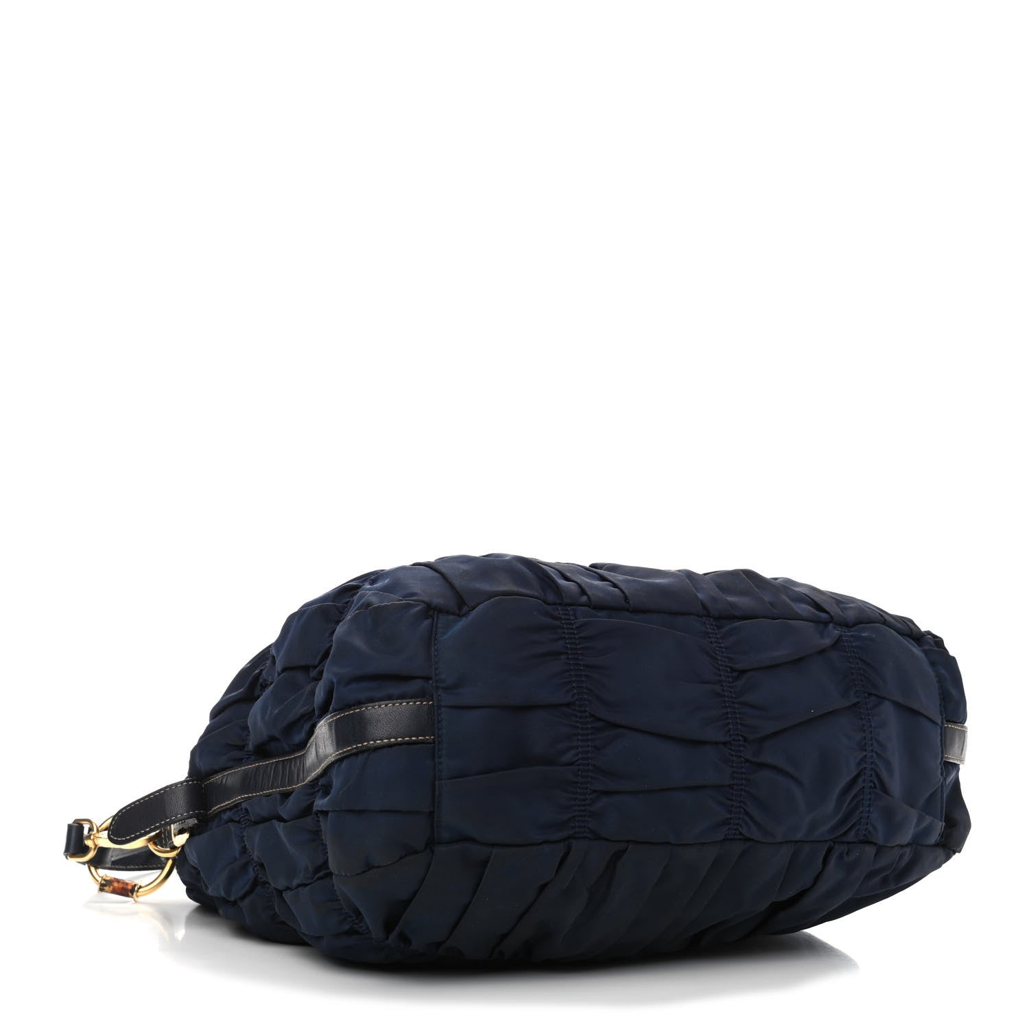 Prada Tessuto Nylon Gaufre Tote Blue 3 of 6