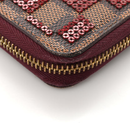 Louis Vuitton Damier Paillettes Zippy Wallet Red 12 of 12