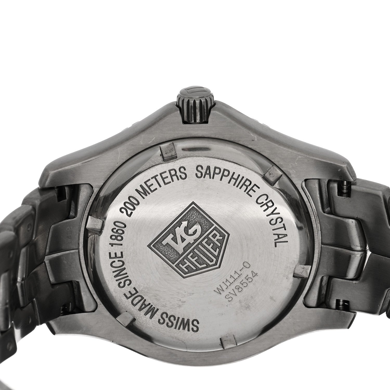Tag Heuer Stainless Steel 39mm Link Quartz Watch Silver WJ111-0 4 of 5