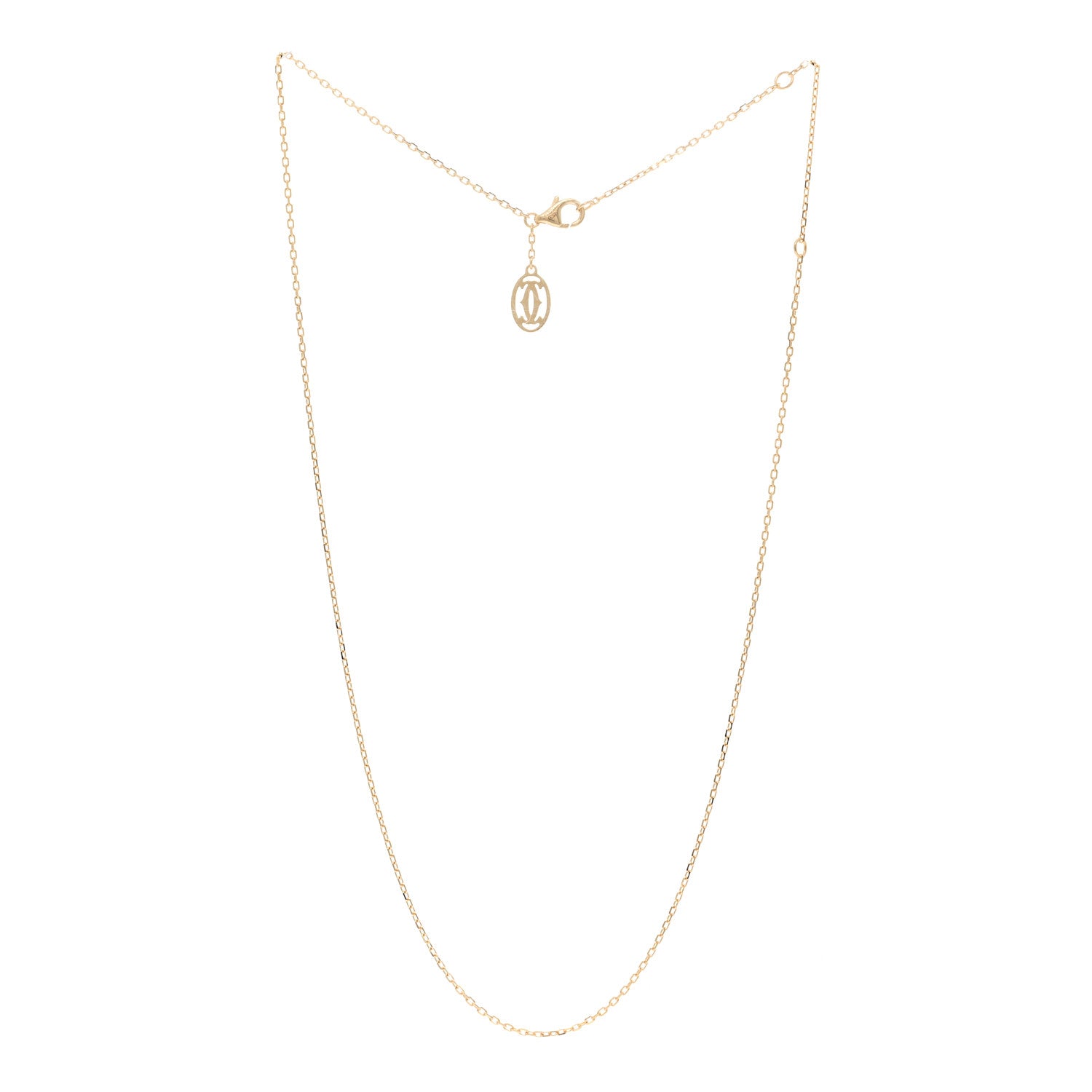 Cartier 18K Yellow Gold Chain Necklace 3 of 4