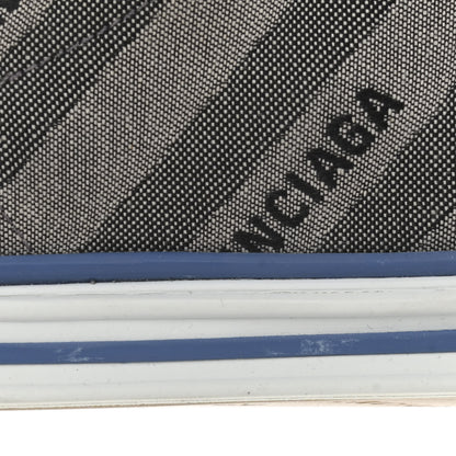Balenciaga Canvas Jacquard Diagonal Allover Logo Womens Match Graffiti Sneakers 40 Grey 8 of 14