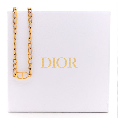 Christian Dior Metal Petit CD Choker Necklace Gold 6 of 6