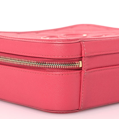 Chanel Caviar Quilted Medium CC Filigree Vanity Case Pink 11 of 12